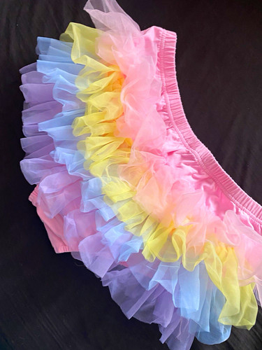 Odu rainbow tutu - bloomers, size