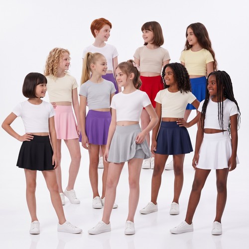 Kids girls mini skirt skorts - mini,