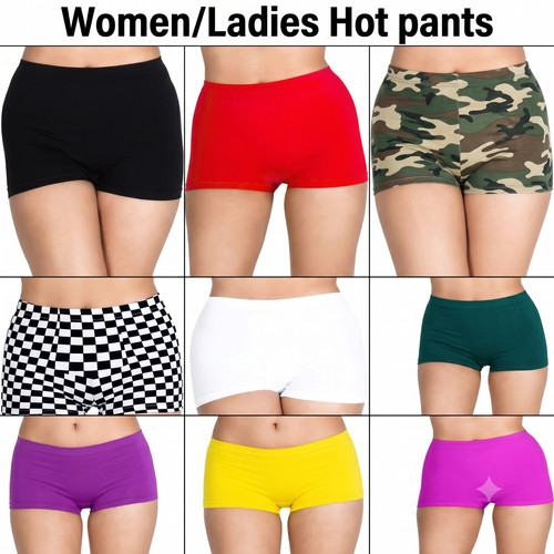 Ladies hot pant high - pant,