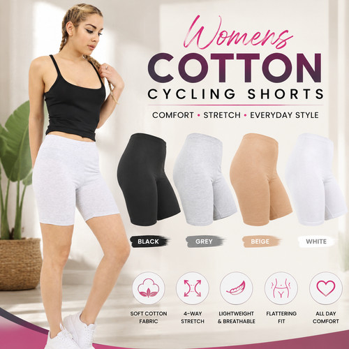 Womens ladies cotton cycling - womens,