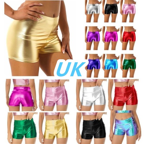Women shiny metallic hot - metallic,