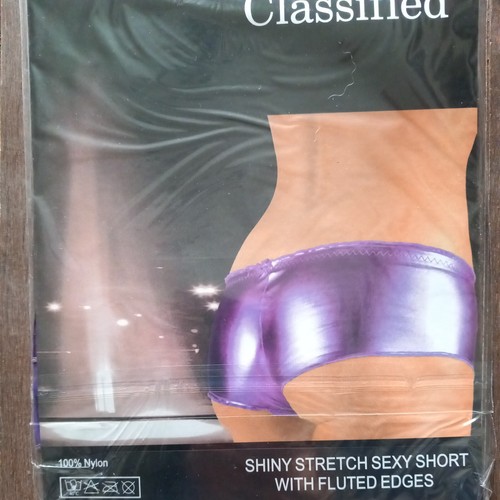 Purple shiny stretch - stretch, sexy