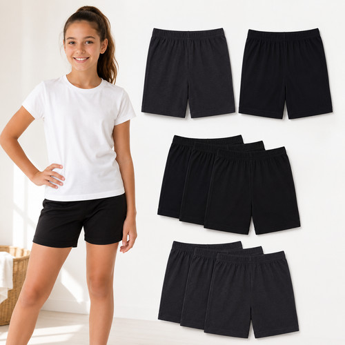 Girls elasticated waist cotton - waist,